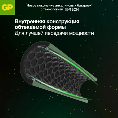 Батарея GP Super Alkaline 13AA21-2CRSBC2 D (2шт)