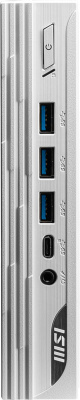 Неттоп MSI Pro DP10 13M-025BRU i5 1340P (1.9) Iris Xe без ОС 2.5xGbitEth WiFi BT 120W белый (936-B0A612-025)