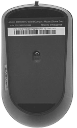Мышь Lenovo 540 темно-серый оптическая 2400dpi USB2.0 3but (GY51D20876)