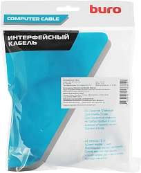 Кабель аудио-видео Buro BU-DP-v1.2-1.5m DisplayPort (m)/DisplayPort (m) 1.5м. черный