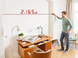 Лазерный дальномер Bosch PLR 20 Zamo III Set 2кл.лаз. 635нм цв.луч. красный (0603672701)