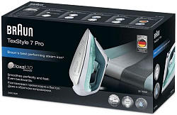 Утюг Braun SI7042GR 2400Вт белый/бирюзовый