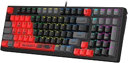 Клавиатура A4Tech Bloody S98 Sports Red BLMS Plus механическая красный/черный USB for gamer LED (S98 SPORTS RED BLMS RED PLUS)