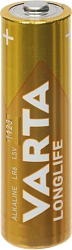 Батарея Varta Longlife LR6 Alkaline AA (2шт) блистер