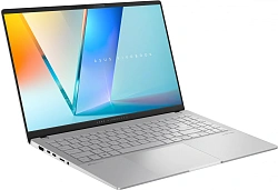Ноутбук Asus Vivobook S 15 OLED S5507QA-MA013W Snapdragon X Plus X1P-42-100 16Gb SSD1Tb Qualcomm Adreno 15.6" OLED 3K (2880x1620) Windows 11 Home silver WiFi BT Cam (90NB14Q2-M00B40)