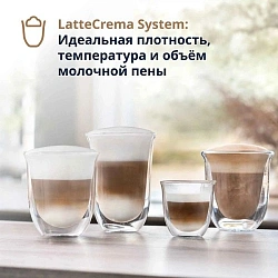 Кофемашина Delonghi Rivelia EXAM440.55.B 1450Вт серебристый/черный