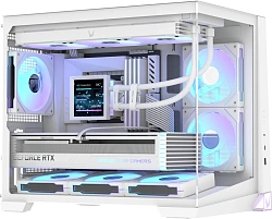 Корпус Formula Crystal Z4M Plus белый без БП mATX 2x120mm 1xUSB2.0 1xUSB3.0 audio bott PSU