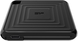 Накопитель SSD Silicon Power USB-C 1Tb SP010TBPSDPC60CK PC60 1.8" черный