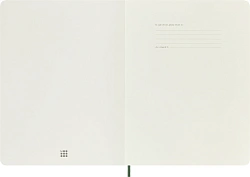 Блокнот Moleskine CLASSIC SOFT QP623K15 XLarge 190х250мм 192стр. нелинованный мягкая обложка зеленый