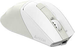 Мышь A4Tech Fstyler FG45CS Air бежевый оптическая 2000dpi silent беспров. USB для ноутбука 7but (FG45CS AIR USB (CREAM BEIGE))