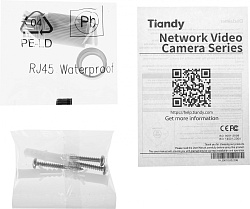 Камера видеонаблюдения IP Tiandy AK TC-C321N I3/E/Y/4mm 4-4мм цв. корп.:белый