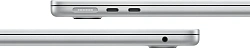 Ноутбук Apple MacBook Air A3240 M4 10 core 16Gb SSD512Gb/10 core GPU 13.6" Liquid Retina (2560x1664) macOS silver WiFi BT Cam (MW0X3HN/A)
