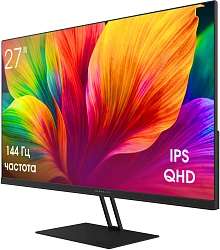 Монитор Digma Pro 27" Motion L черный IPS LED 5ms 16:9 HDMI M/M матовая HAS 350cd 178гр/178гр 2160x1440 144Hz G-Sync FreeSync DP QHD USB 3.85кг