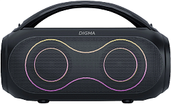Колонка порт. Digma D-PS1532 черный 60W 2.0 BT 10м 3600mAh (PS1532B)
