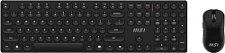 Клавиатура + мышь MSI K210 Combo клав:черный мышь:черный USB беспроводная (S11-43RU213-Y92)
