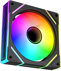 Вентилятор для корпуса Bloody BD-CF120ARGB2 LCD ARGB 120х120x25 черный 4-pin 26дБ (BD-CF120ARGB2-BK) Ret