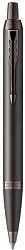 Ручка шариков. Parker IM Monochrome K328 (2172961) Gun Metal M син. черн. подар.кор.