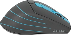 Мышь A4Tech Fstyler FG30 серый/синий оптическая 2000dpi беспров. USB 6but (FG30 BLUE)