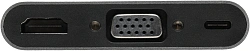 Разветвитель USB-C Palmexx серебристый (PX/HUB USBC-HDMI-VGA-USBC)