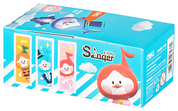 Ластик Deli EH306 Little Sinnger 54х20х10мм ПВХ ассорти (1шт)