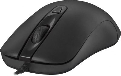 Мышь Defender MB-230 черный оптическая 1600dpi USB 2but (52231)