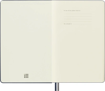 Блокнот Moleskine CLASSIC EXPENDED QP062EXPB20 Large 130х210мм 400стр. нелинованный твердая обложка синий сапфир
