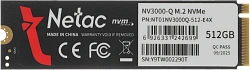 Накопитель SSD Netac PCIe 3.0 x4 512GB NT01NV3000Q-512-E4X M.2 2280