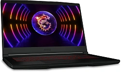 Ноутбук MSI GF63 Thin 12VE-1038XRU Core i5 12450H 16Gb SSD1Tb NVIDIA GeForce RTX4050 6Gb 15.6" IPS FHD (1920x1080) FreeDOS black WiFi BT Cam (9S7-16R821-1038)