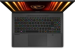 Ноутбук MSI Stealth A16 AI+ A3XWHG-232XRU Ryzen AI 9 HX 370 32Gb SSD2Tb NVIDIA GeForce RTX5070Ti 12Gb 16" OLED QHD+ (2560x1600) FreeDOS black WiFi BT Cam (9S7-15FL35-232)