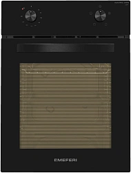 Духовой шкаф Электрический Meferi Light MEO454BK черный/нержавеющая сталь