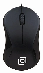 Мышь Оклик 115SR черный оптическая 1000dpi USB для ноутбука 3but (492888)
