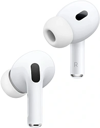 Гарнитура внутриканальные Apple AirPods Pro 2 2023 USB-C A3047/A3048/A2968 белый беспроводные bluetooth в ушной раковине (MTJV3ZA/A)