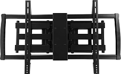 Кронштейн для телевизора Ultramounts UM914 черный 60"-100" макс.80кг настенный поворотно-выдвижной и наклонный