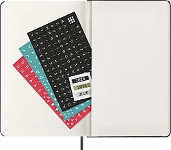 Еженедельник Moleskine CLASSIC WKLY VERTICAL Large 130х210мм 144стр. черный