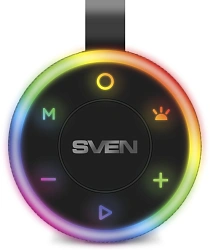 Колонка порт. Sven PS-150 черный 10W 2.0 BT/3.5Jack 1800mAh (SV-022327)