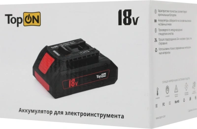 Батарея аккумуляторная TopON TOP-BOSPRO-18.6.0 18В 6Ач Li-Ion (103742)