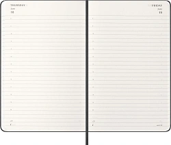 Ежедневник Moleskine CLASSIC Large 130х210мм 400стр. черный