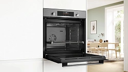 Духовой шкаф Электрический Bosch HBG536ES3 серебристый