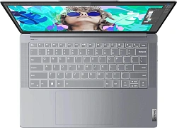 Ноутбук Lenovo Yoga Slim 7 14APU8 Ryzen 5 7640S 16Gb SSD512Gb AMD Radeon 760M 14.5" OLED 2.9K (2944x1840) Windows 11 Home l.grey WiFi BT Cam (83AA001DRU)