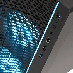 ПК IRU Tactio 520B5SEA MT Ryzen 7 5700X (3.4) 32Gb SSD1Tb RTX5060 8Gb без ОС GbitEth 500W черный (RUS) (2170123)