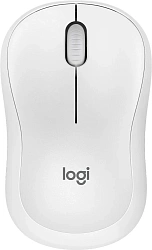 Мышь Logitech Silent M220 белый оптическая 1000dpi silent беспров. USB 2but (910-006508)