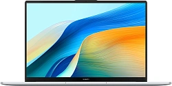 Ноутбук Huawei MateBook D 16 MCLG-X MitchellG-W5651 Core i5 13420H 16Gb SSD512Gb Intel UHD Graphics 16" IPS (1920x1200) без ОС silver WiFi BT Cam (53014MTX)