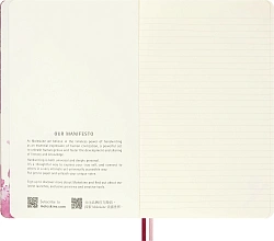 Блокнот Moleskine LIMITED EDITION САКУРА LESU09QP060BOX Large 130х210мм обложка текстиль 176стр. линейка твердая обложка подар.кор. розовый 2026
