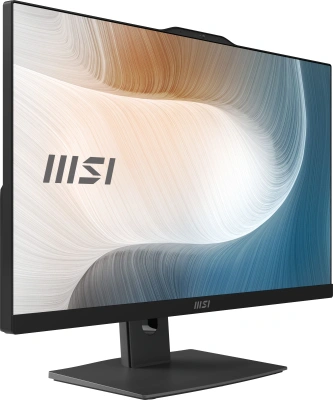 Моноблок MSI Modern AM242P 12M-1879XRU 23.8" Full HD i5 1235U (1.3) 16Gb SSD500Gb Iris Xe без ОС GbitEth WiFi BT 120W клавиатура мышь Cam черный 1920x1080