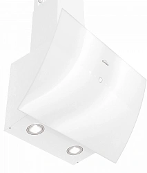 Вытяжка каминная Elikor Wave WH 60 белый управление: сенсорное (1 мотор)