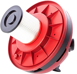 Строительный пылесос RedVerg RD-VC1200S-25S 1200Вт (уборка: сухая/сбор воды) черный