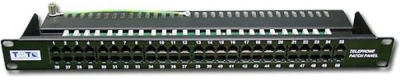 Патч-панель Lanmaster TWT-PP50TEL12 19" 1U 50xRJ-12 кат.5E