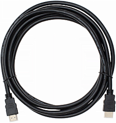 Кабель аудио-видео Cactus CS-HDMI.1.4-3 HDMI (m)/HDMI (m) 3м. позолоч.конт. черный