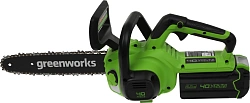 Цепная пила Greenworks G40CS30K2 аккум. дл.шины:12" (30cm) 1аккум. 4Ач ЗУ (2007807UB)