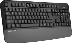 Клавиатура A4Tech FGK20 серый USB беспроводная Multimedia (подставка для запястий)